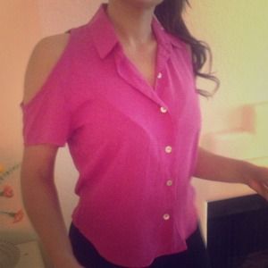 Beautiful fuchsia blouse