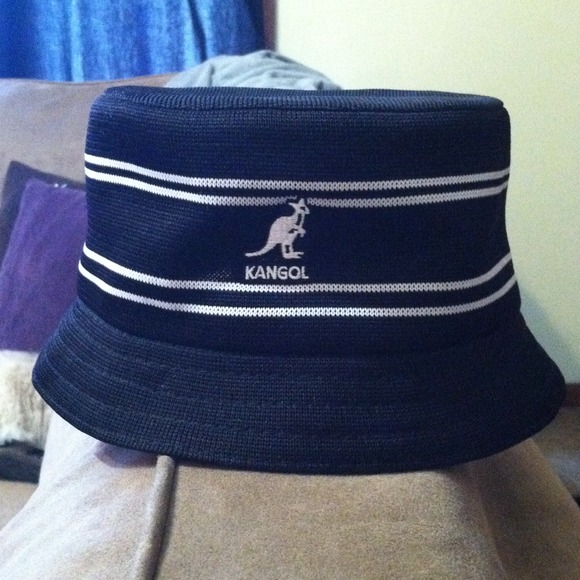 Black and white kangol...sweet
