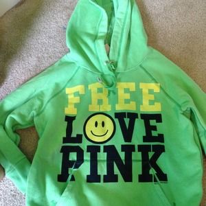 Lime green VS hoodie