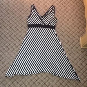 Black & White Striped Dress