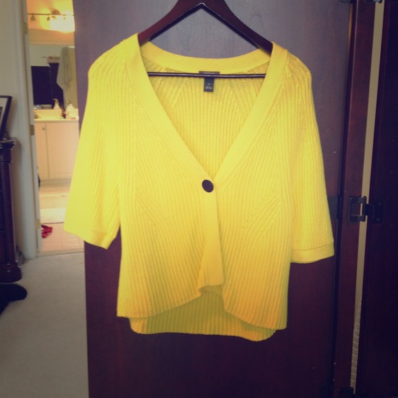 Yellow Kenneth Cole sweater