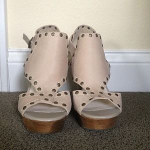 Steve Madden studded wedges
