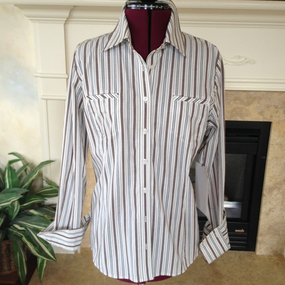 Designer striped shirt