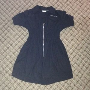 Black Zipper Dress