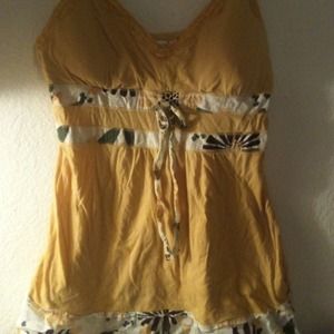 Self esteem mustard color blouse