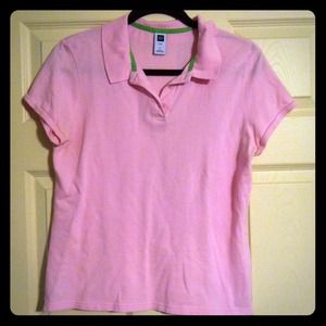 🌠Light pink GAP polo shirt