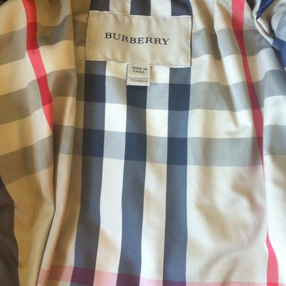 Burberry Outerwear - Authentic Boys Burberry puffer jacket size 7 yr