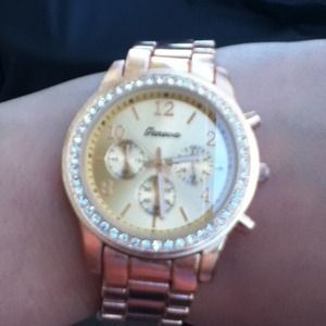 Rose Gold Boyfriend Watch