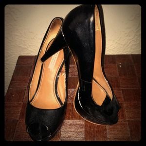 BLACK PATTEN HEELS! FINAL PRICE