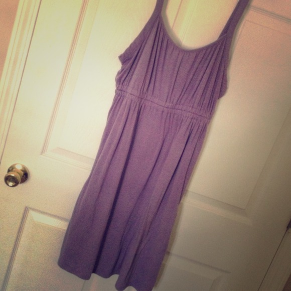 Cute spring purple dress!