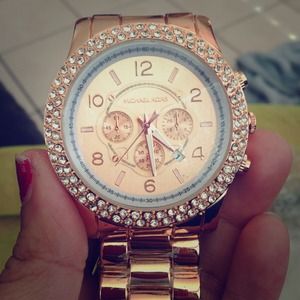 Inspired Michael Kors watch. Rose gold