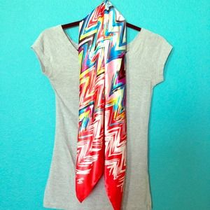 Vintage colorful scarf!!Don't miss ur summer ☀✨💖