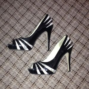 Zebra Print Heels