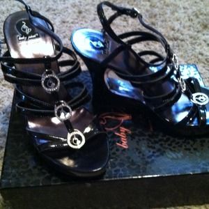 BabyPhat Patent w/ Clear Wedge