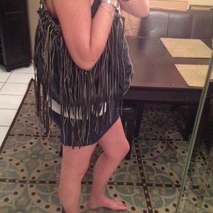 Echo fringe hip purse never used!