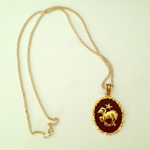 ❌❌Sold in bundle Aries zodiac necklace