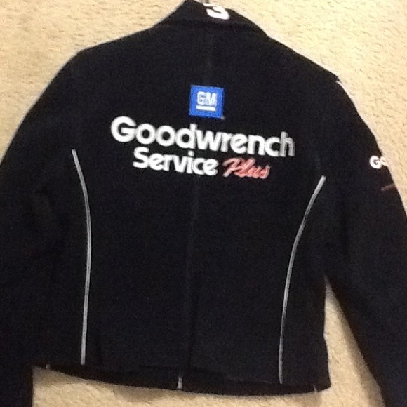 Dale Earnhardt suede jacket  M skirt  6 set blk - Picture 4 of 4