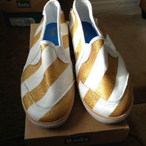 Keds sneakers white/gold