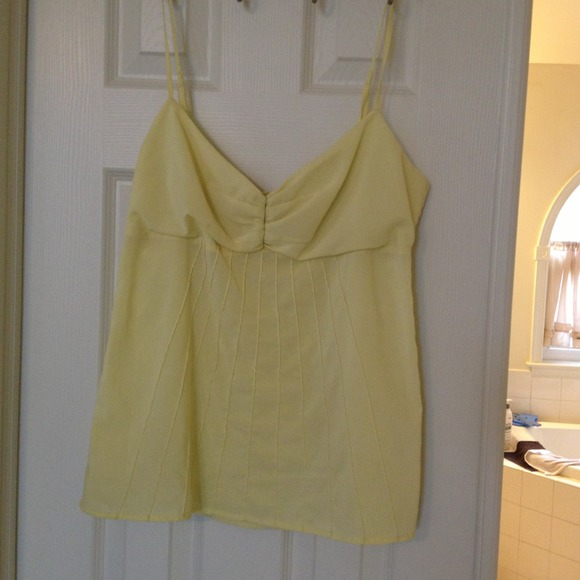 Yellow H&M tank