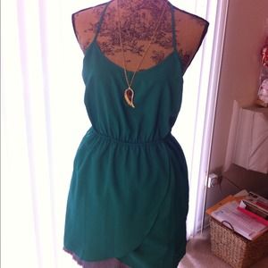 Emerald Green Summer Shirt!!! Super Cute Back!!!!