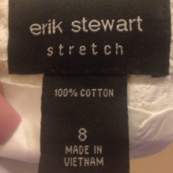 COTTON EYELET PENCIL SKIRT - Picture 5 of 5