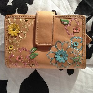 Floral Fossil Wallet