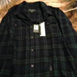 New Eddie Bauer flannel men's shirt.