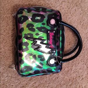 BETSEYVILLE BETSEY JOHNSON CLEAR IRIDESCENT BAG