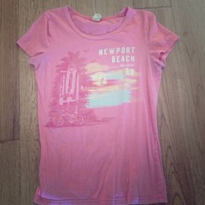 Pink Hollister Tee