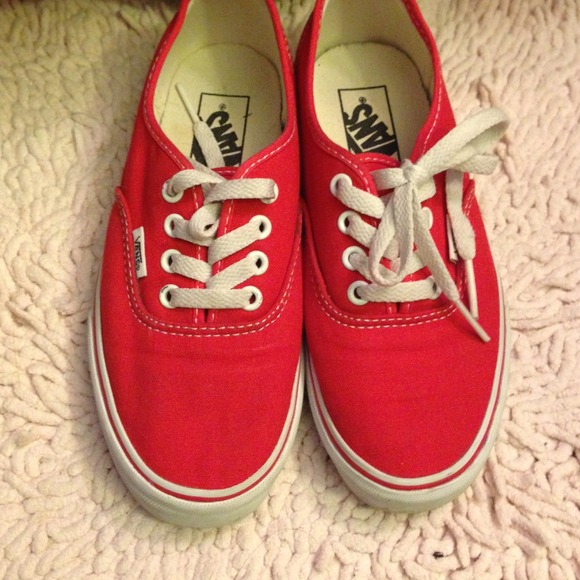 Red Vans - Picture 1 of 3