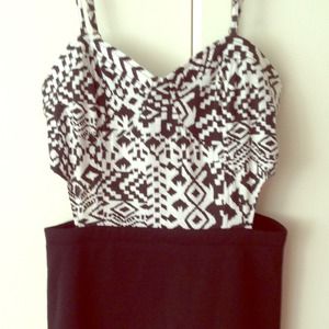 Lucca Couture cut out dress