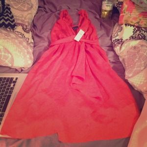 **Reduced**Banana republic coral dress! BUNDLE :)