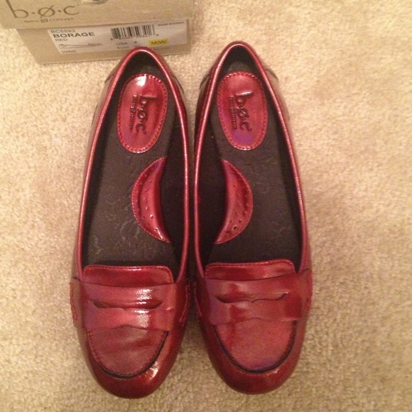 Red loafers. NWOT.