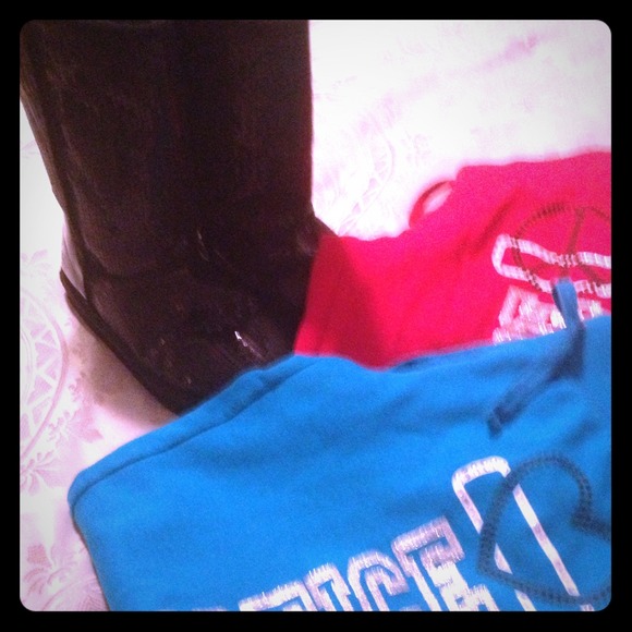 Sold Bundle: Boots and sweat pants kids 10 ..sold.