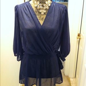 ***ON HOLD****Express Sheer Purple Top