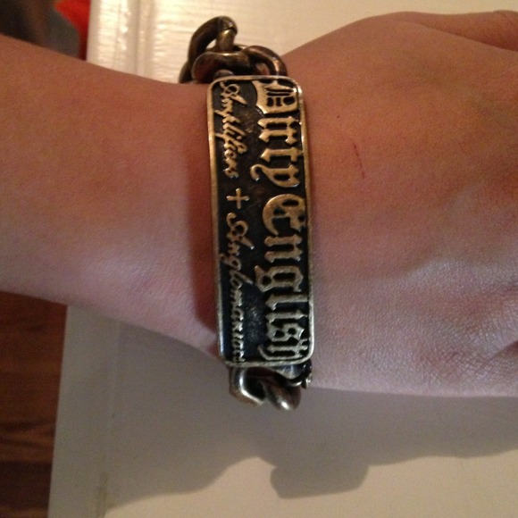 REDUCED!!!Dirty English ID bracelet