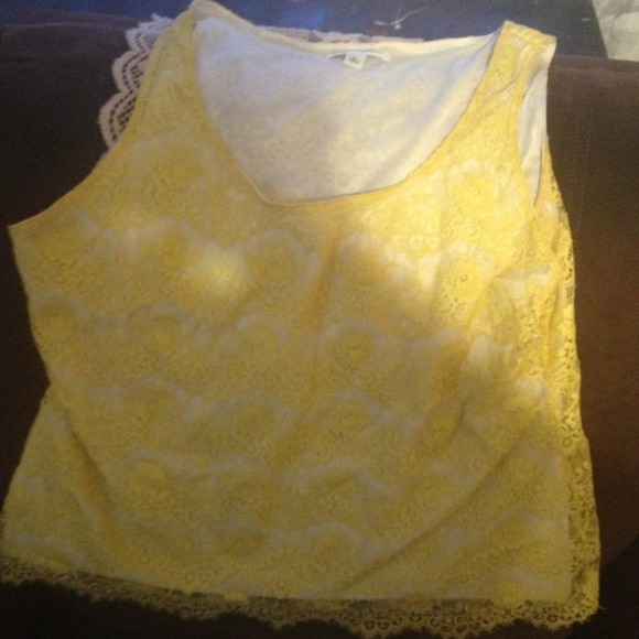 Banana Republic Tops - Yellow tank top