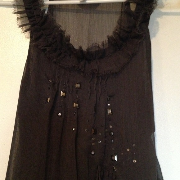 Sheer grey top - Picture 2 of 4