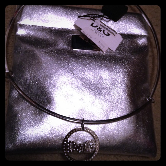 D&G Dolce Gabana silver choker necklace NWT