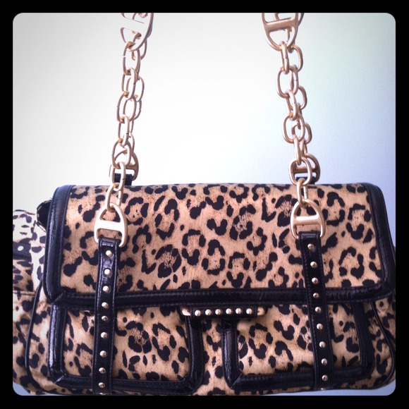 Leopard Print Hand Bag