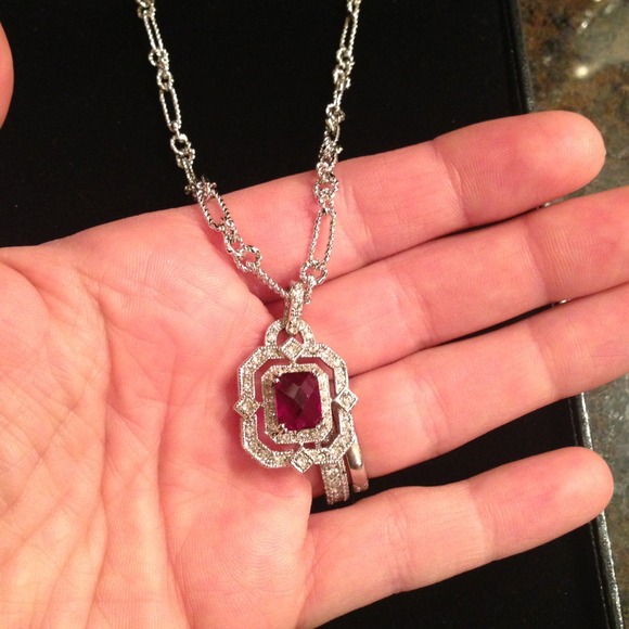 Antique ruby necklace - Picture 1 of 4