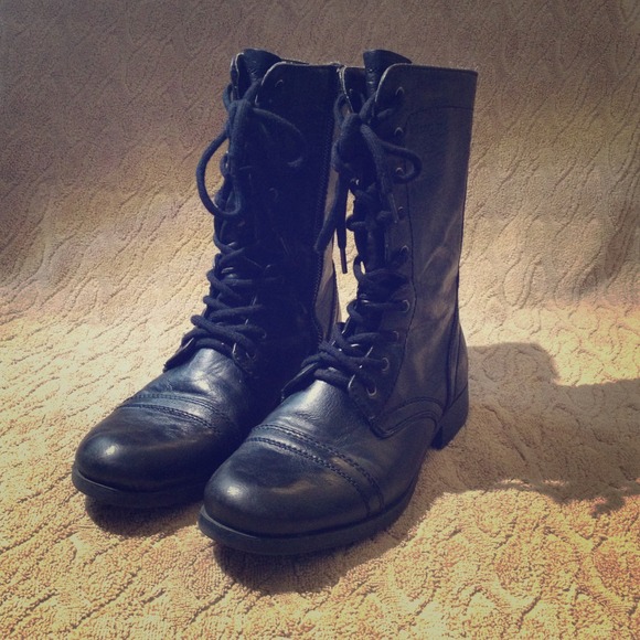 Black Combat Boots