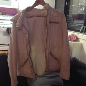 Light bone color spring jacket never worn by Zara
