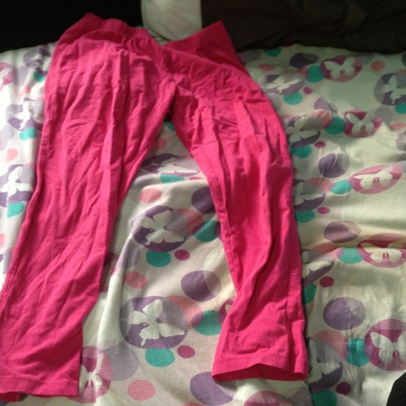 Pink leggings