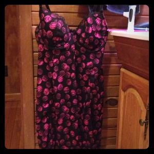 Underwire lingerie mini dress