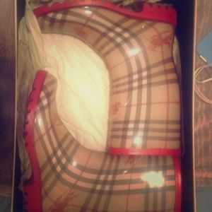 Burberry rainboots, gently used