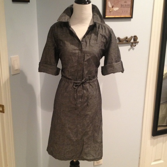 BUNDLED Gray chambray shirt dress from Target