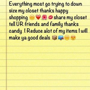 Everything must go💋💋💋