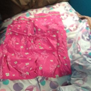 Pink Bambi pajama pants
