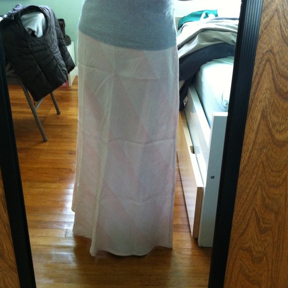Dresses & Skirts - Reduced!! NWOT Long peach colored linen skirt